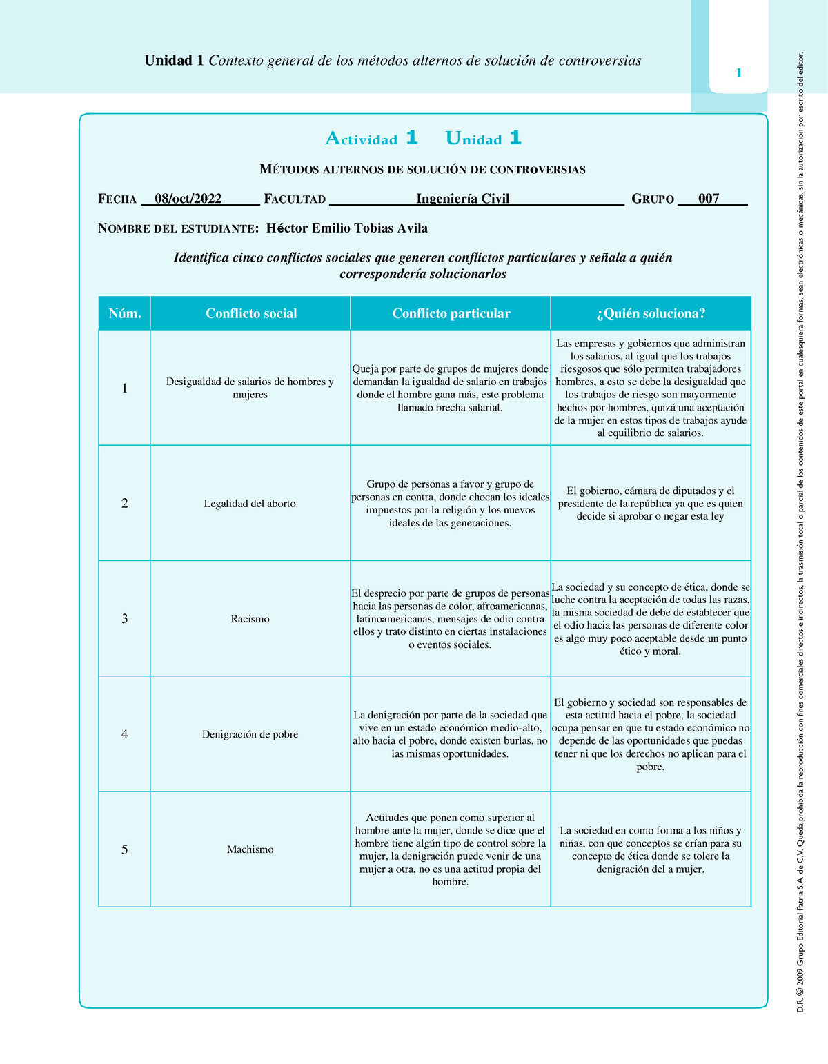 Formatos Unidad 1 - :3