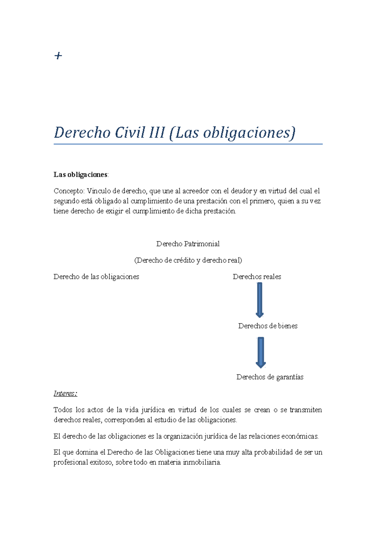 Derecho Civil Iii Ensayo Repaso Apuntes Derecho Civil Iii Las Obligaciones Las 4835