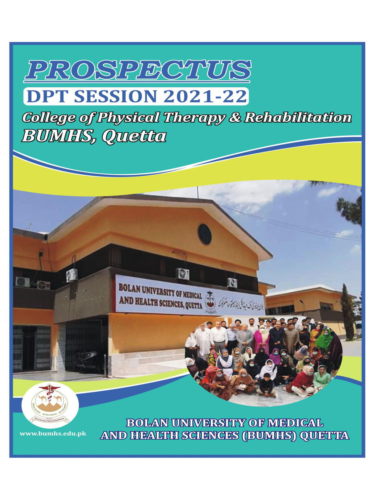 DPT Prospectus 2022 Oet PROSPECTUS FOR DOCTOR OF PHYSICAL THERAPHY