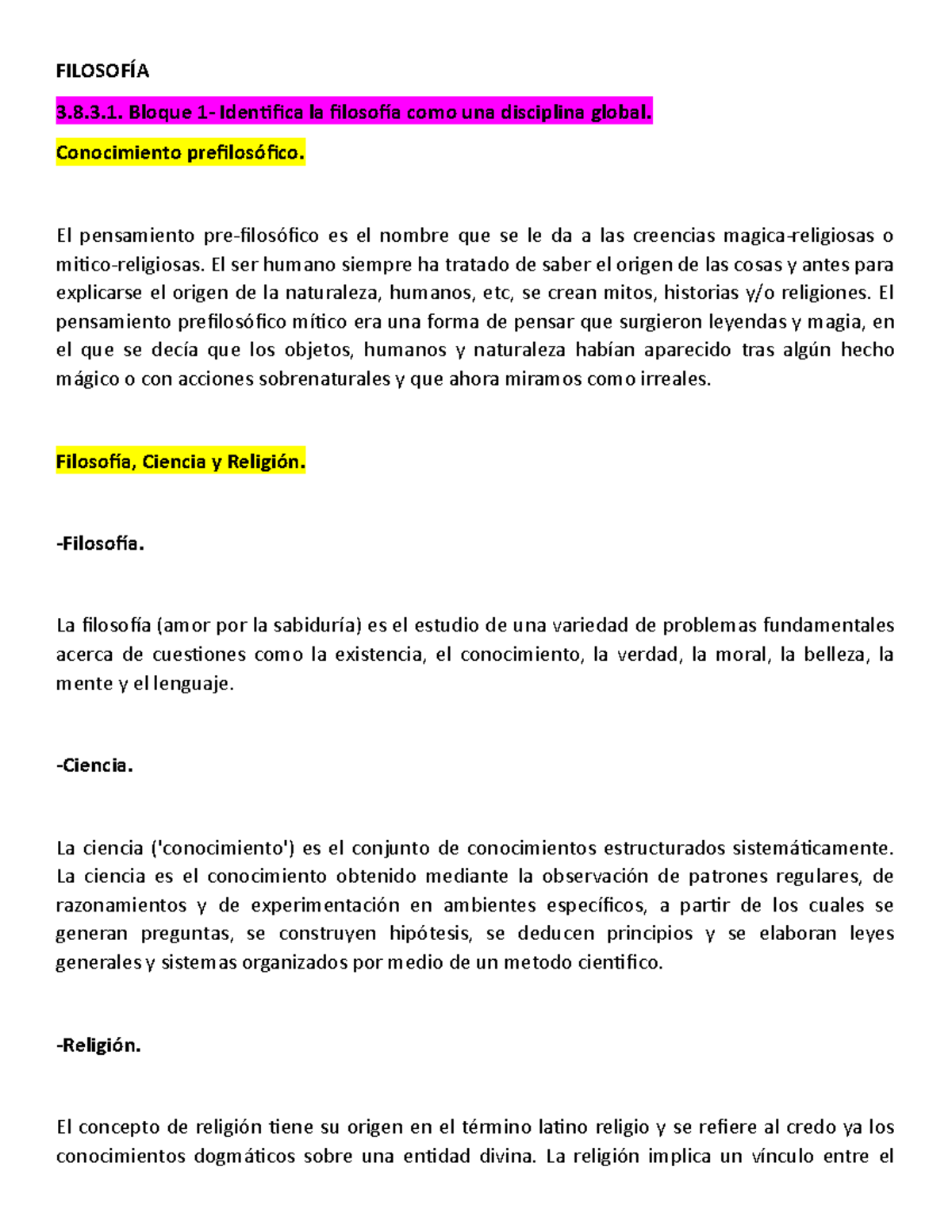 GUÍA Para Examen EXCOBA De Filosofía Para UNIVERSIDAD UAQ - FILOSOFÍA 3 ...