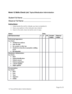 topical medication administration