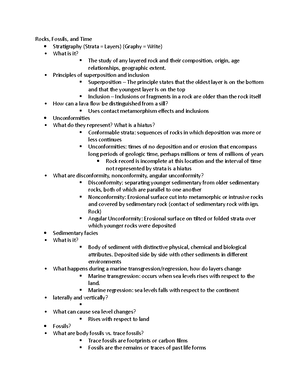 Geology Notes 1 - Chapter 1 What can we say that the Earth is a dynamic ...