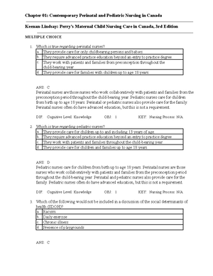 Exam View - Chapter 30 - Practice Questions With Rationales - Chapter ...