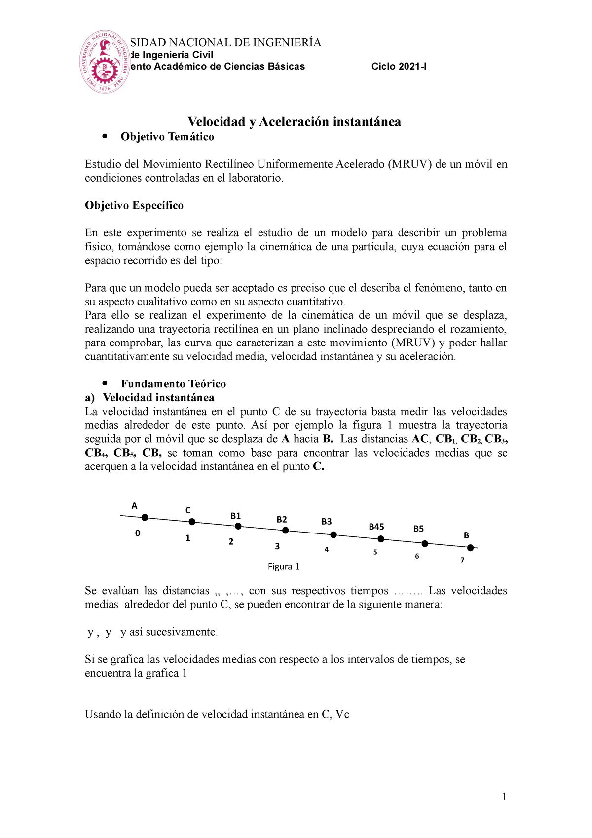 1LAB BFI01 - A 0 B 2 C 1 B 3 B 4 B 5 B 6 Figura 1 B 7 Facultad De ...