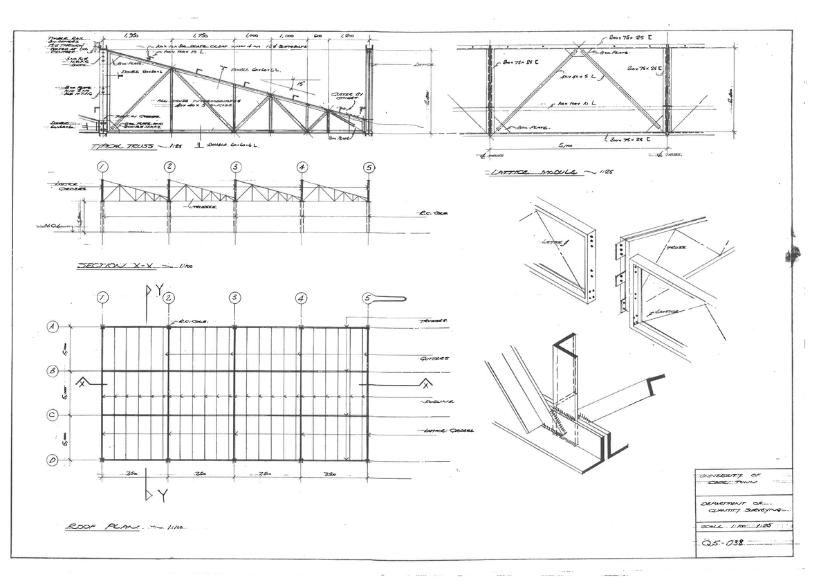 7b. Structural frame Assignment Dwg 24 - 1,950 1,750 600 1,200 200x 75x ...