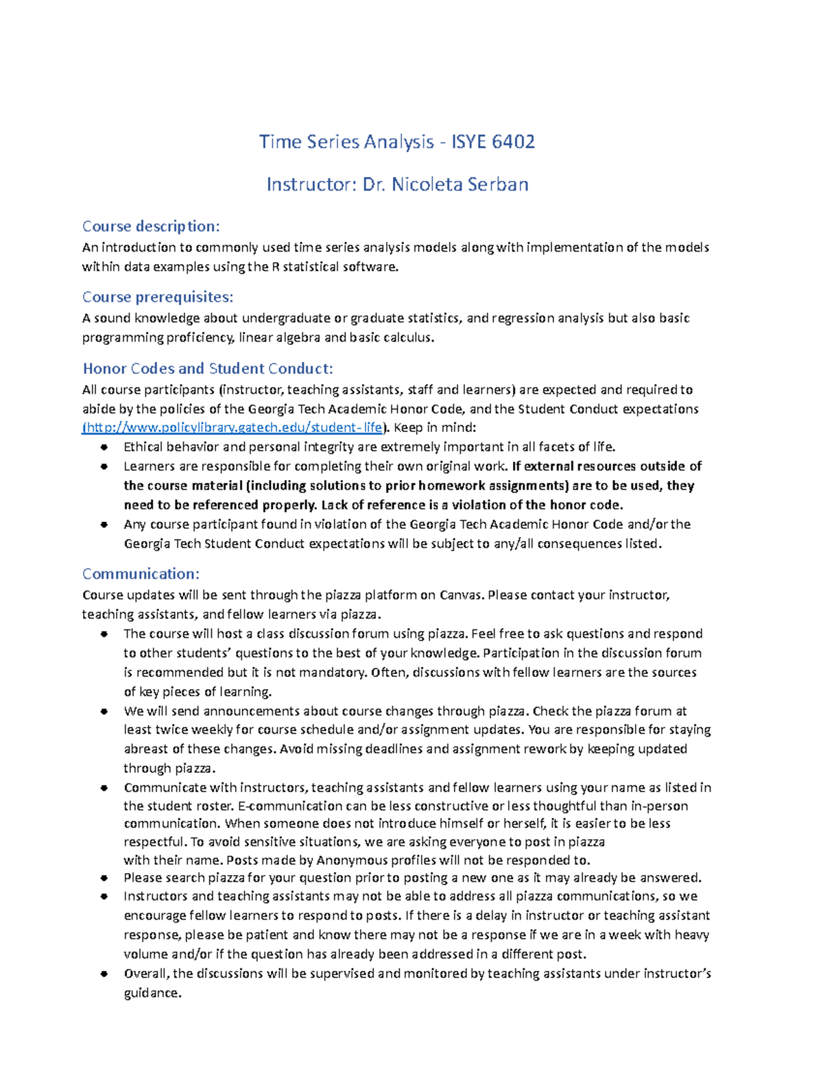 Isye 6402 Time Series Analysis – VMUS