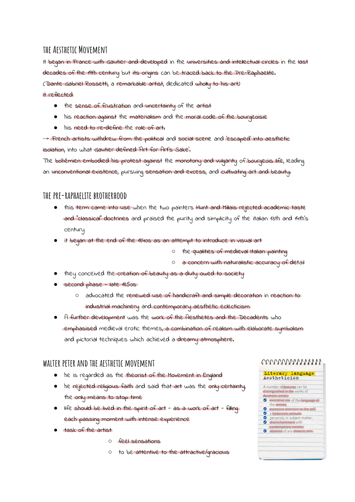 Modulo su fine Ottocento e il Modernismo Wilde - Joyce - the Aesthetic ...