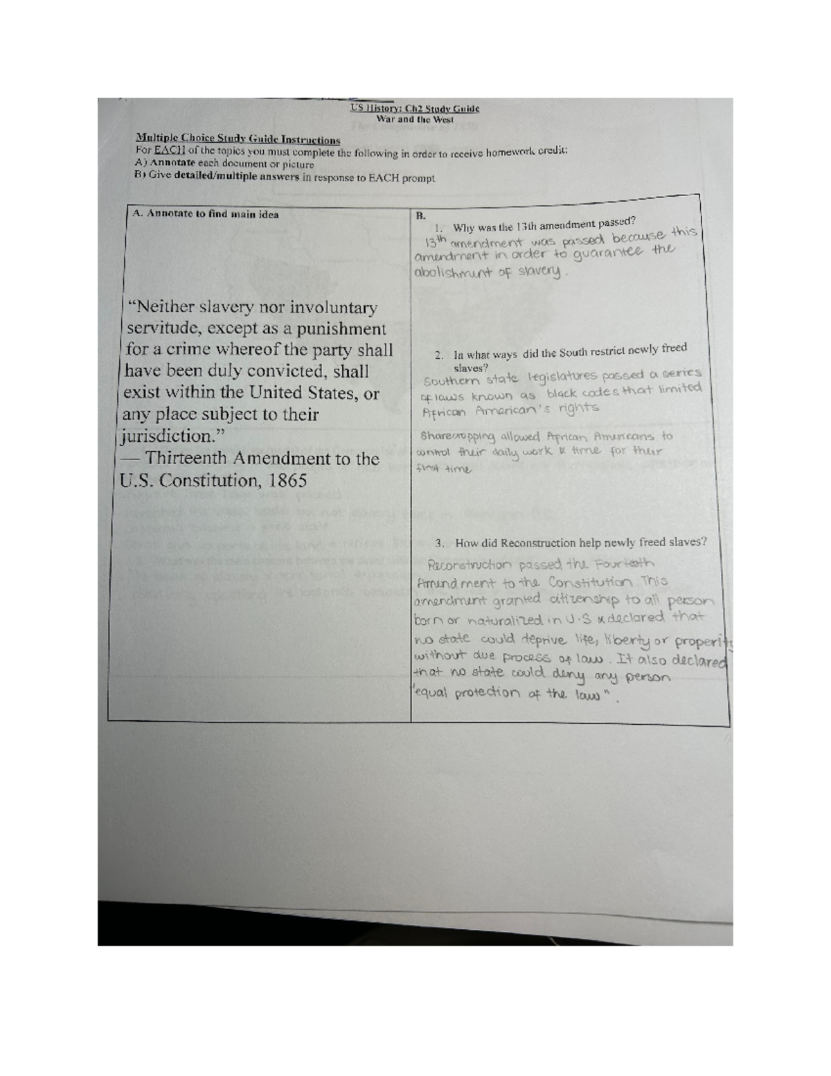 US History Chapter 2 Study Guide World History 100 Studocu