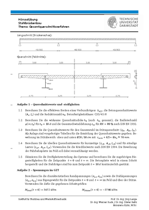 SS22 - STBE - Vorlesung 2 - Querschnittsformen, Regelquerschnitte ...