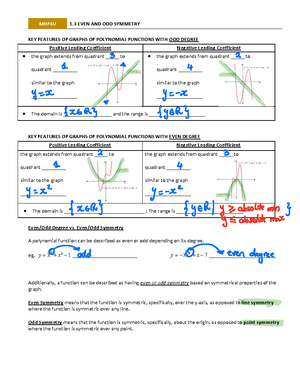 Section 4 - Notes - MAT 2010 - Studocu