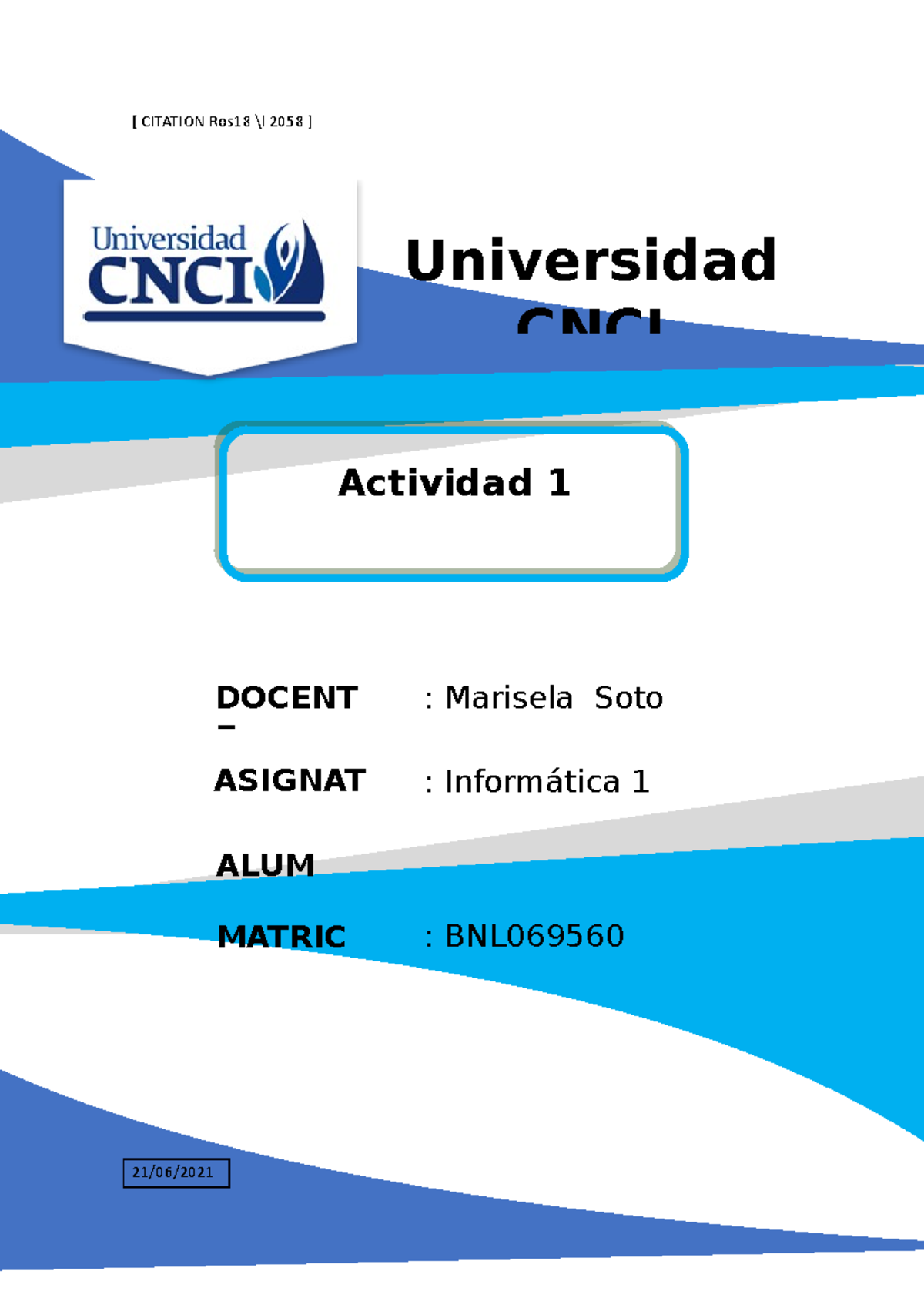 Actividad 1 Informatica - [ CITATION Ros18 \l 2058 ] : Marisela Soto ...