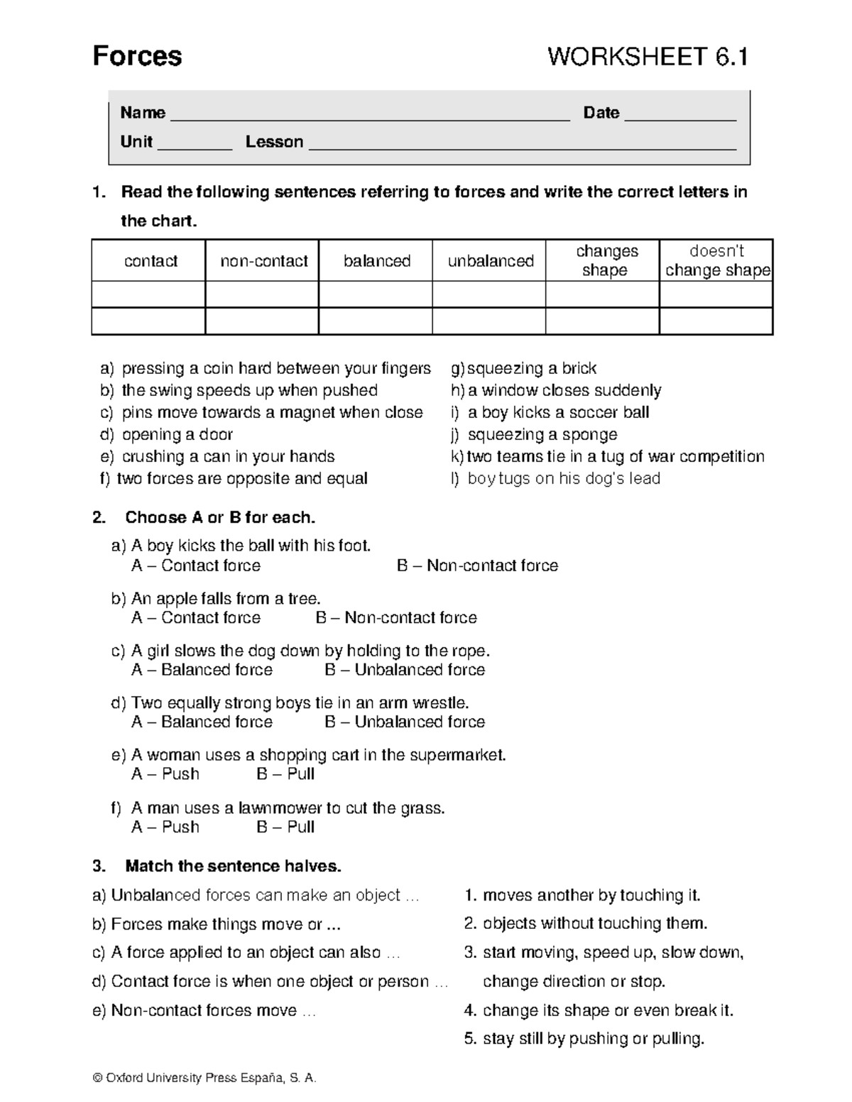 NS4 nac forces worksheet 6 1 - LS 7A - UCLA - Studocu