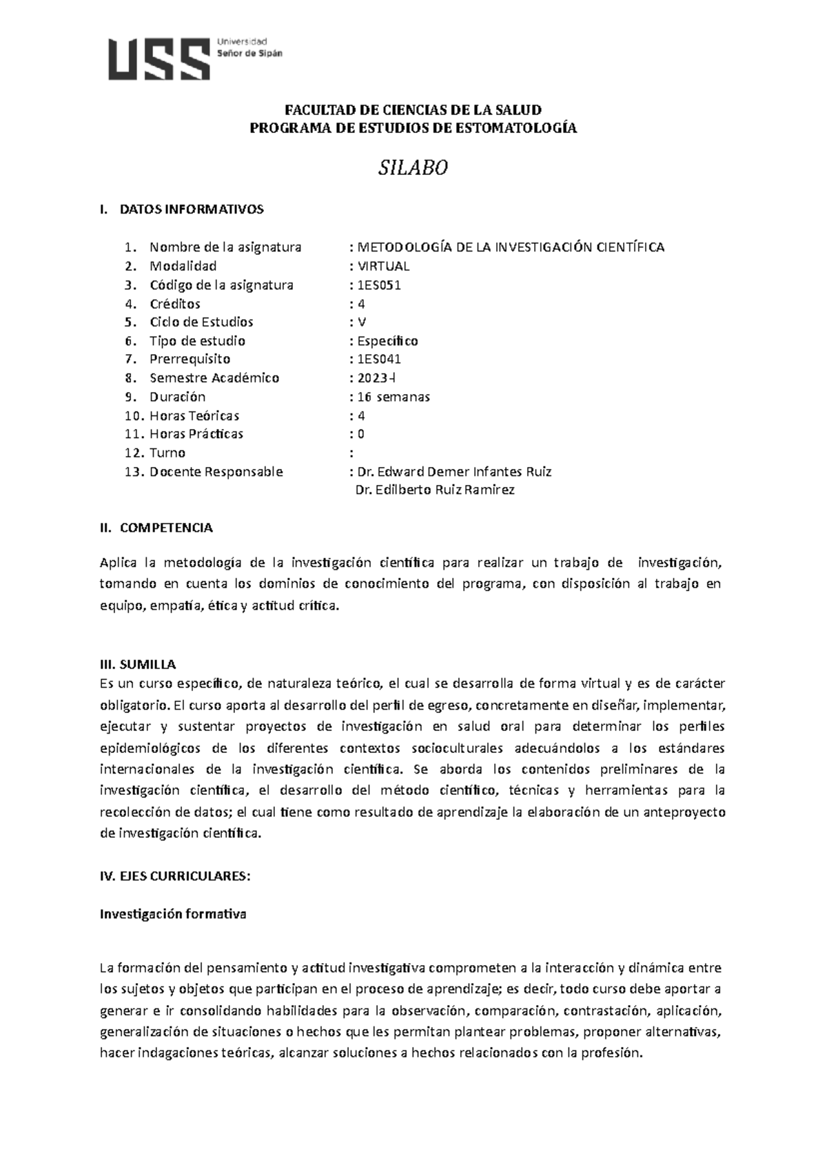 Metodología de la Investigación Científica - FACULTAD DE CIENCIAS DE LA ...