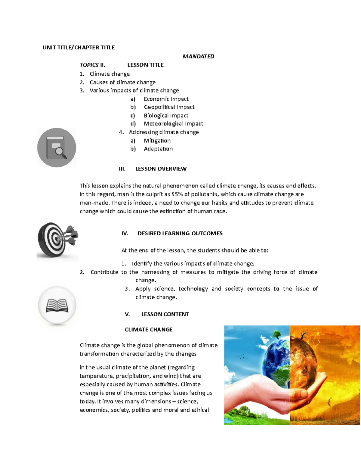 Science, Technology And Society. Module 11 - UNIT TITLE/CHAPTER TITLE ...