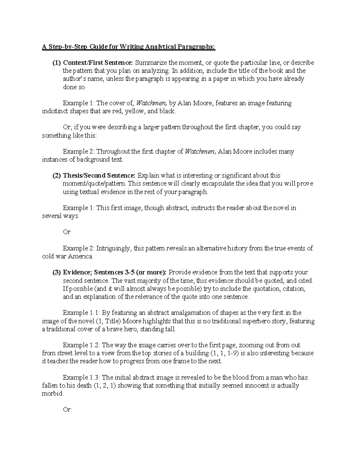 Httpsbbhosted - Overview Sheet - A Step-by-Step Guide for Writing ...