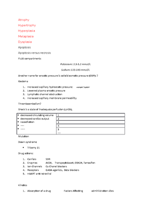 Week 1-4 revision worklist - Week 1-4 revision Description Example ...