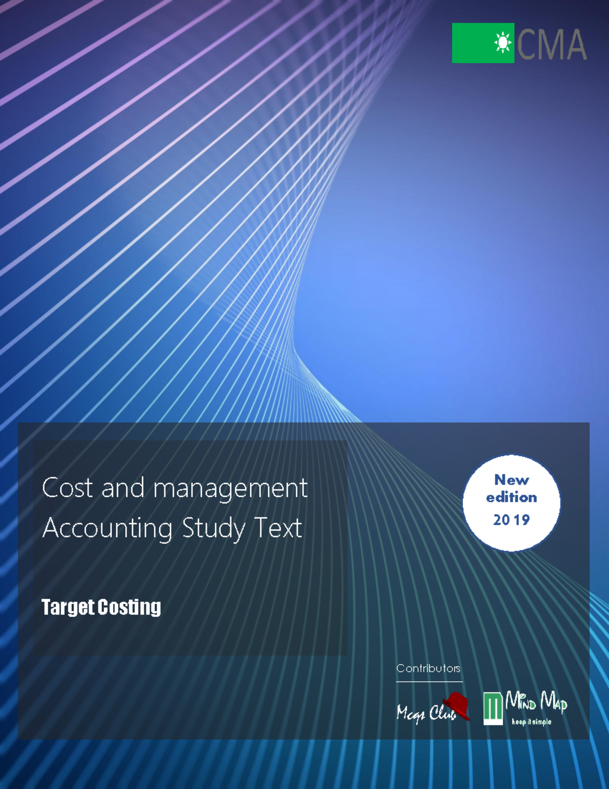Target costing (Cost and management accounting Study Text) mindmaplab ...