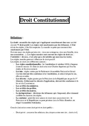 phrase d'accroche dissertation droit constitutionnel