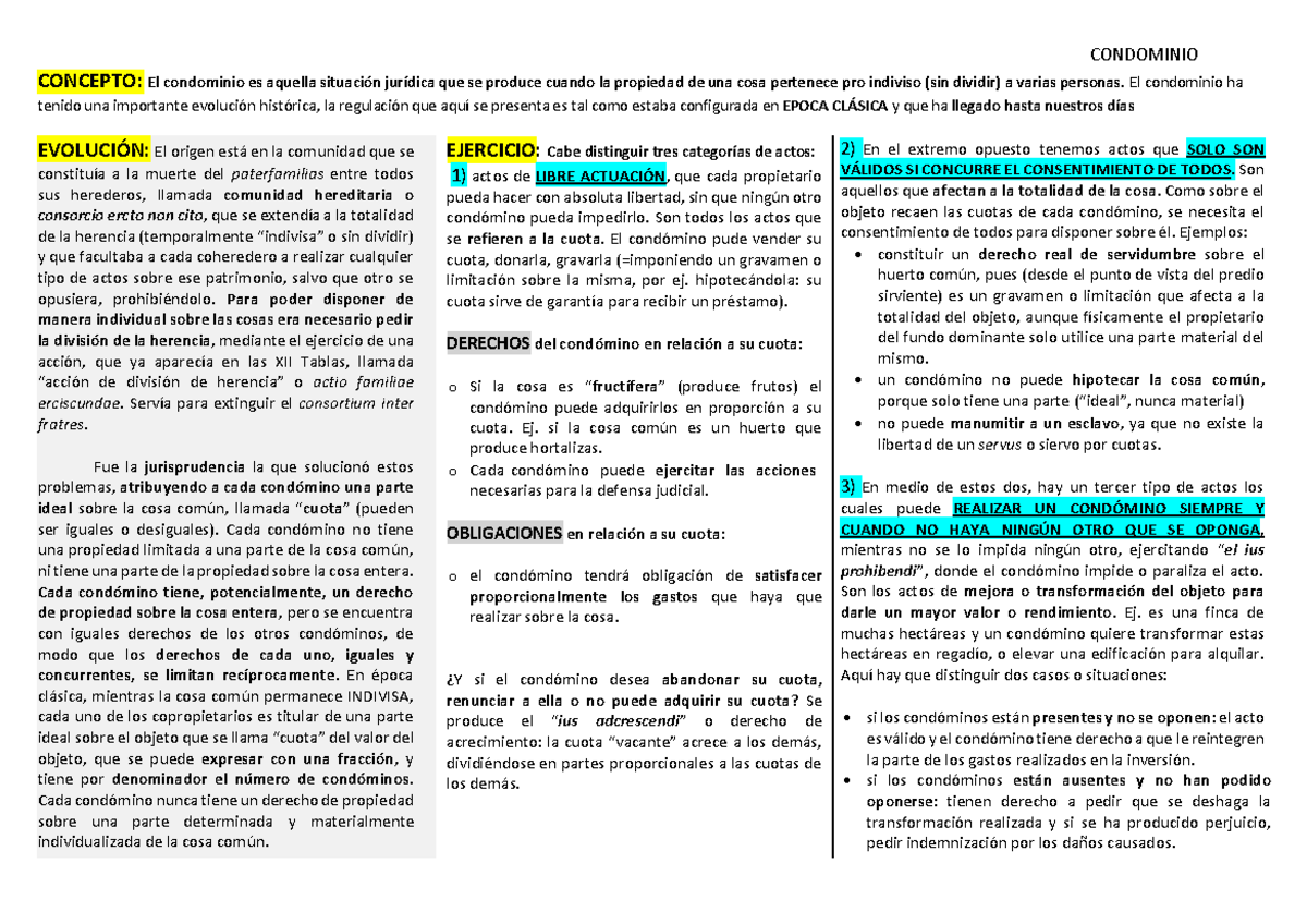 Diagrama Condominio-2 - CONDOMINIO CONCEPTO: El Condominio Es Aquella ...