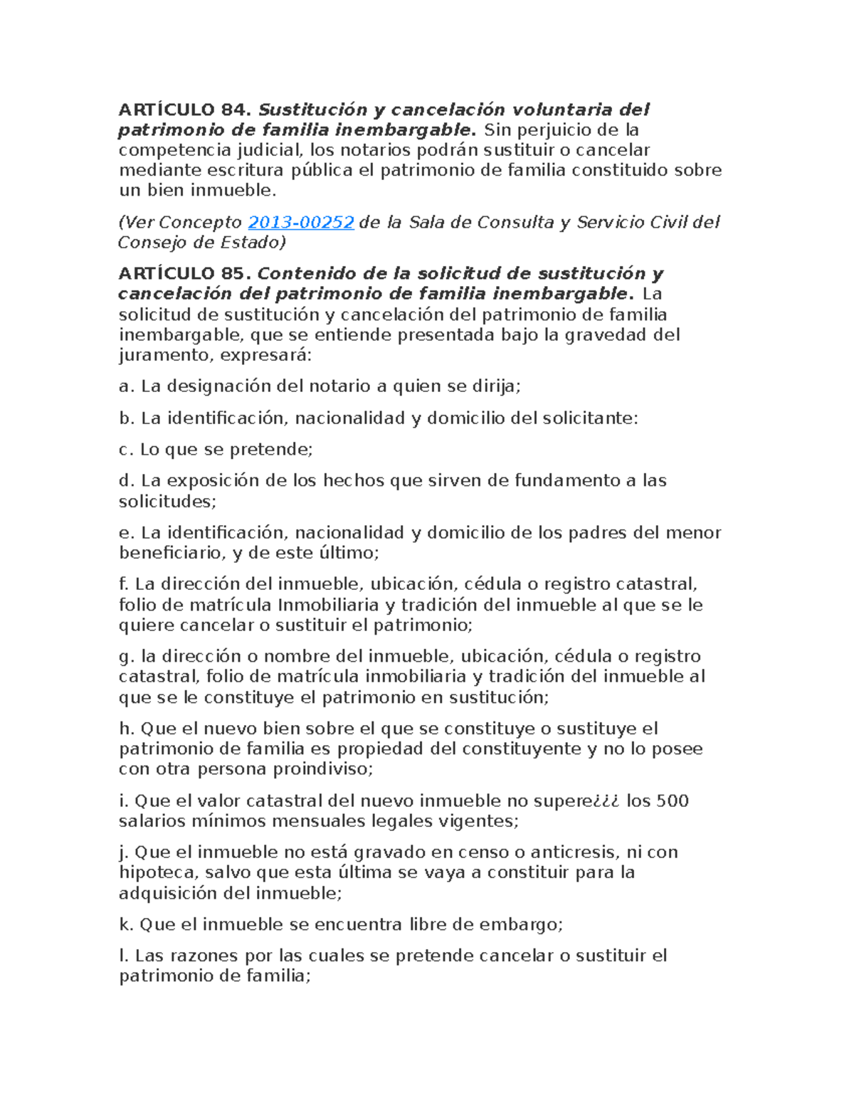 Decreto 19 de 2012 articulo 84 al 88 - ARTÍCULO 84. Sustitución y