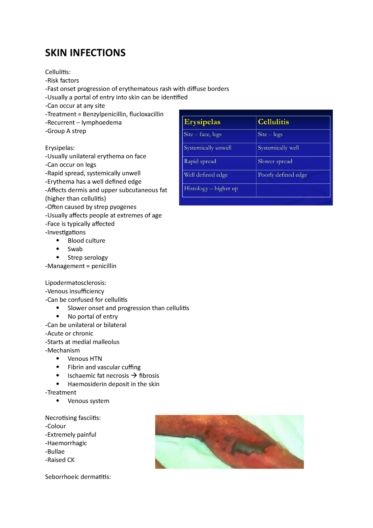 thesis on skin infections