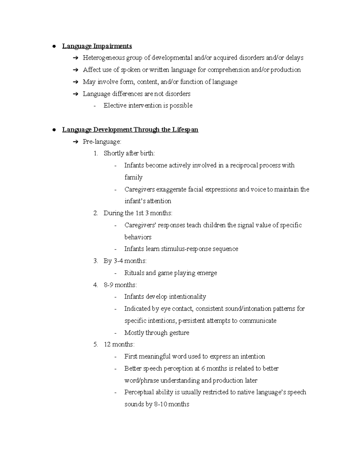 Comm Disorders 1 4 - Dr. Michelle Aldridge - Language Impairments ...