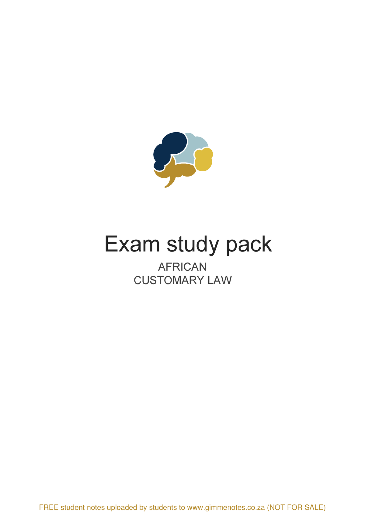 african-customary-law-exam-pack-exam-study-pack-african-customary-law