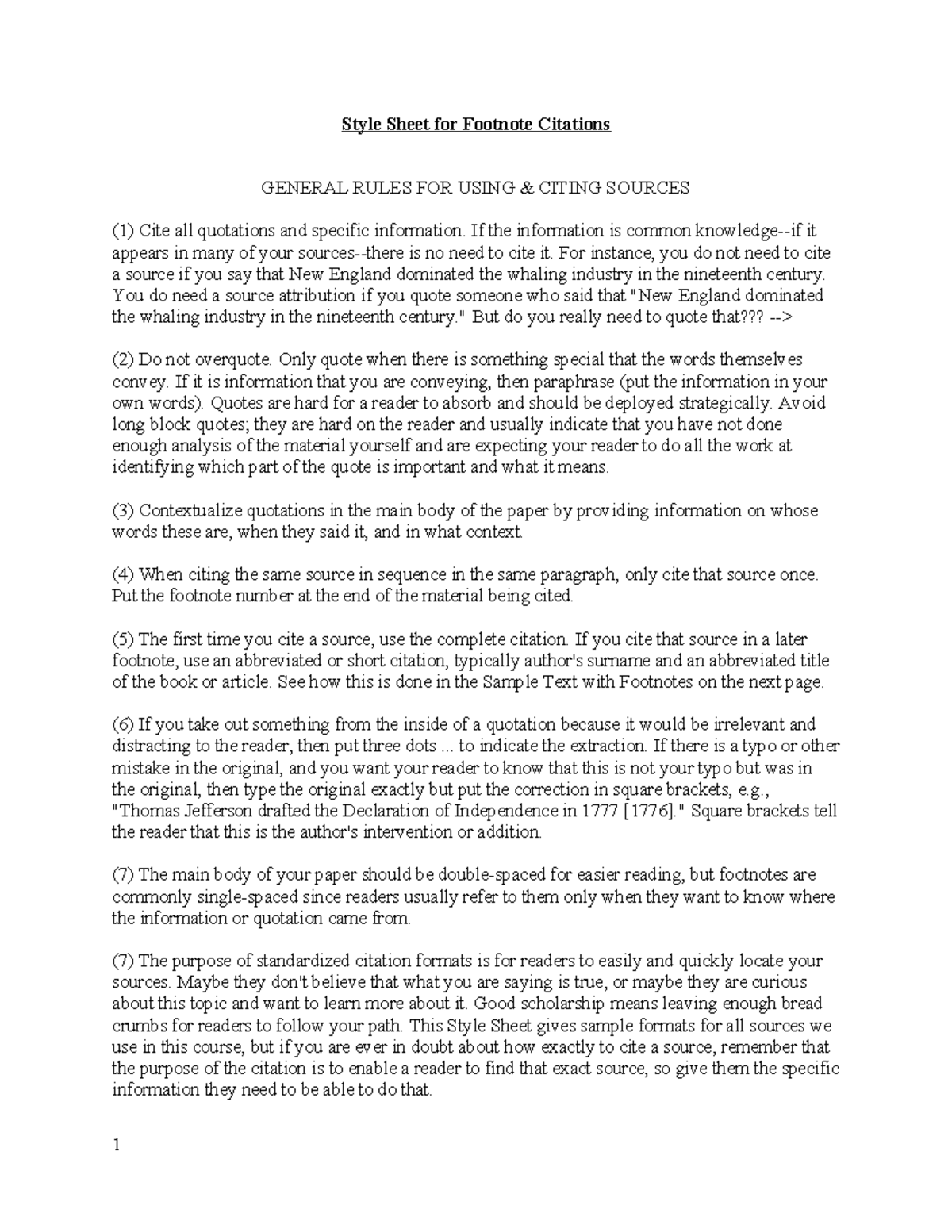 1100W Style Sheet - Hi everyone - Style Sheet for Footnote Citations ...