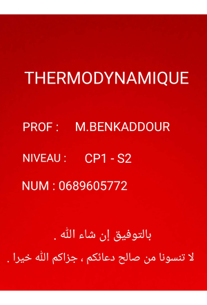 TD-Thermodynamique Chimique-SMC-S4-2019-2020 - Cinétique Chimique Et ...