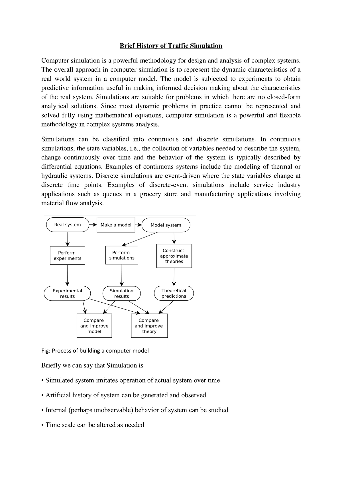 History of Simulation language - Brief History of Traffic Simulation ...