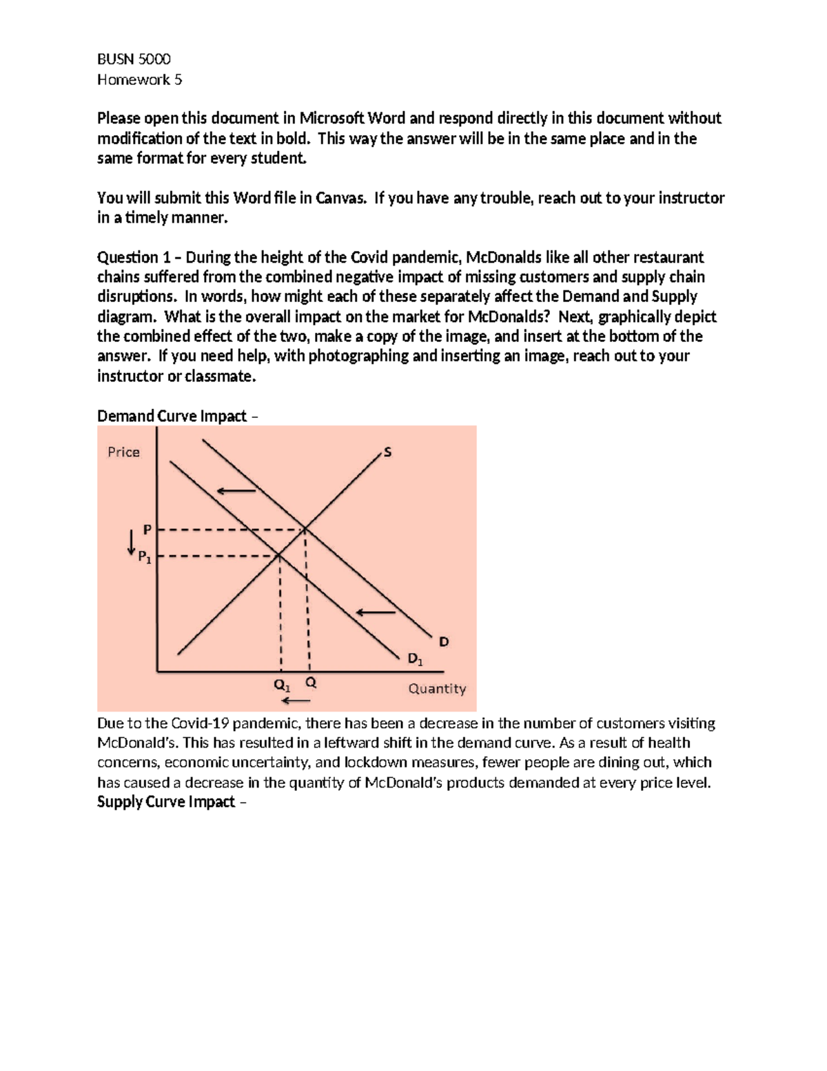 Busn 5000 week 5 hw -1837649911 - Homework 5 Please open this document ...