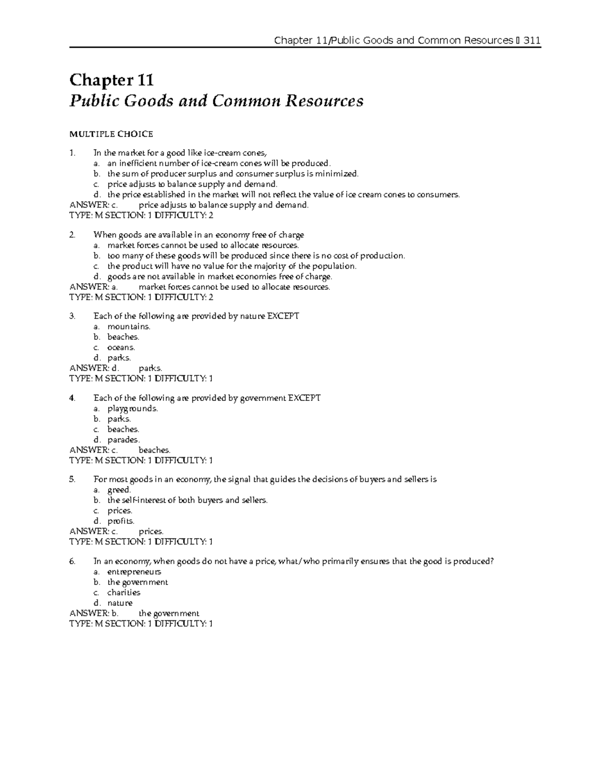 Chapter 11 Test Bank For Practicing Before Final Exam - Chapter 11 ...