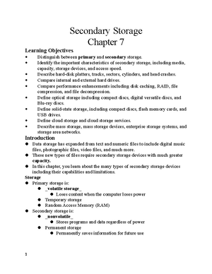 Chapter+5 - notes for chapter 5 - The System Unit Chapter 5 Learning ...