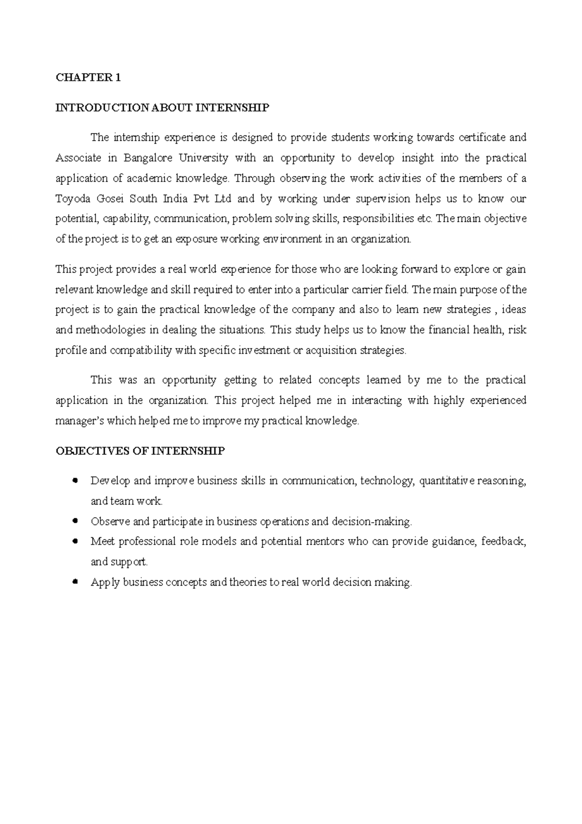 Final project on cash flow statement - CHAPTER 1 INTRODUCTION ABOUT ...