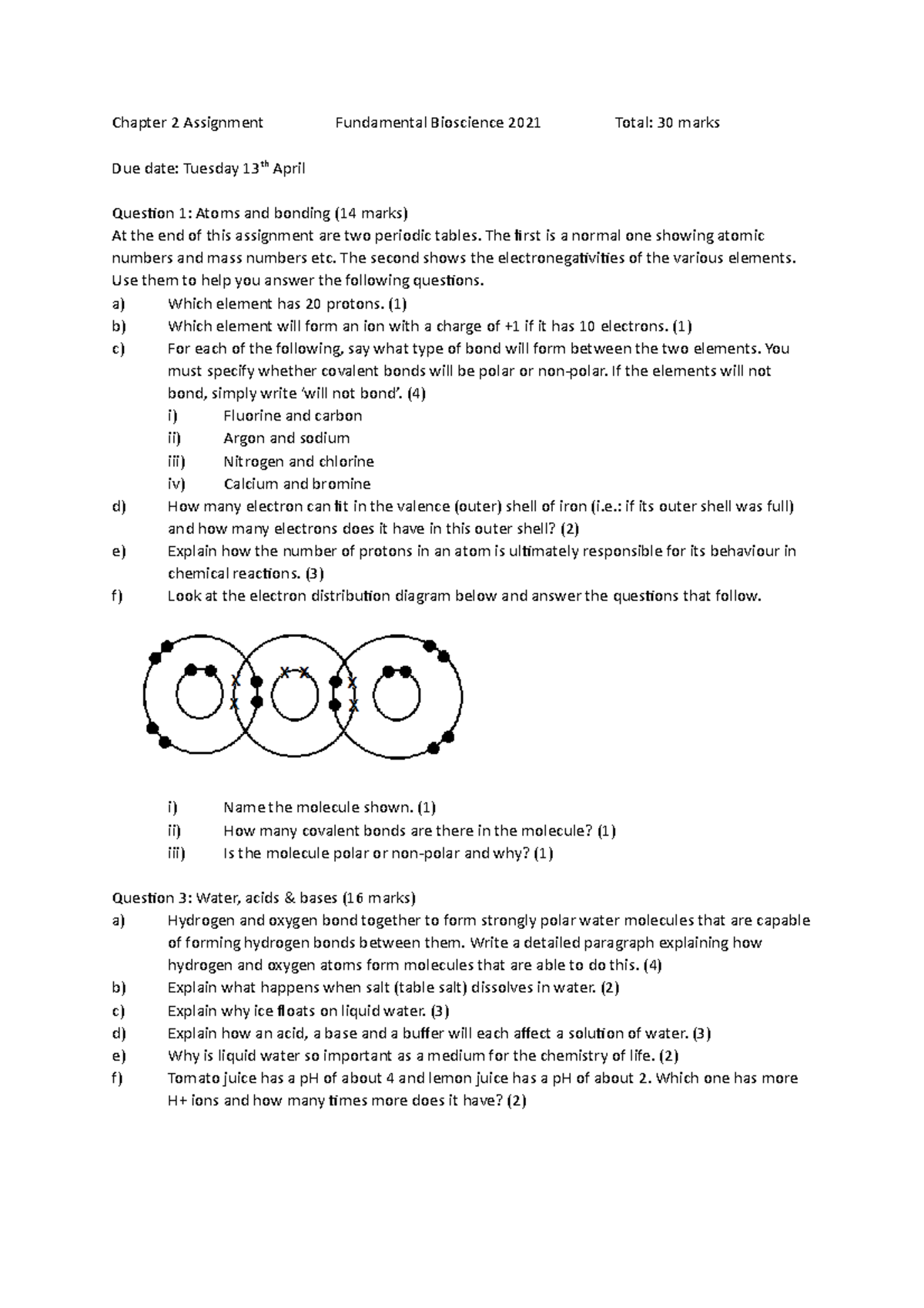 assignment biology matriculation chapter 2