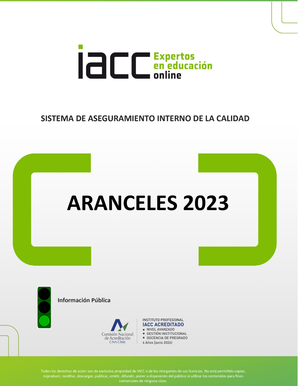 Aranceles 2023 Iacc - ARANCELES 12 De Octubre De 202 2 Aprueba ...