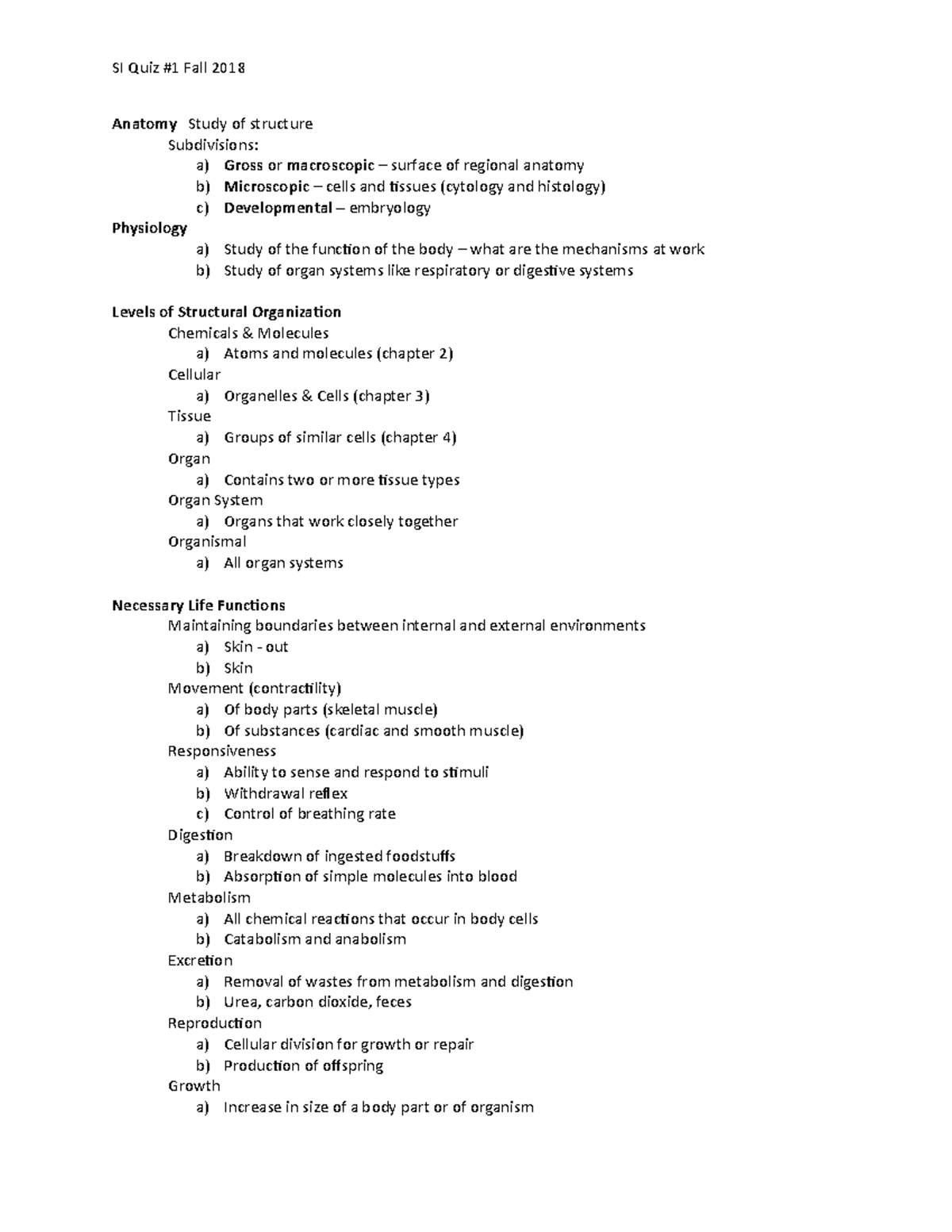 Ch 1 quiz - Helpful practice quiz for different organ types - SI Quiz ...