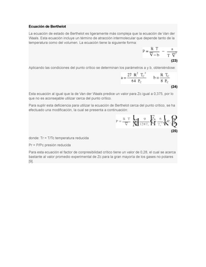 Constantes A, B Y C - Section D Vapor Pressure Correlations Parameters ...