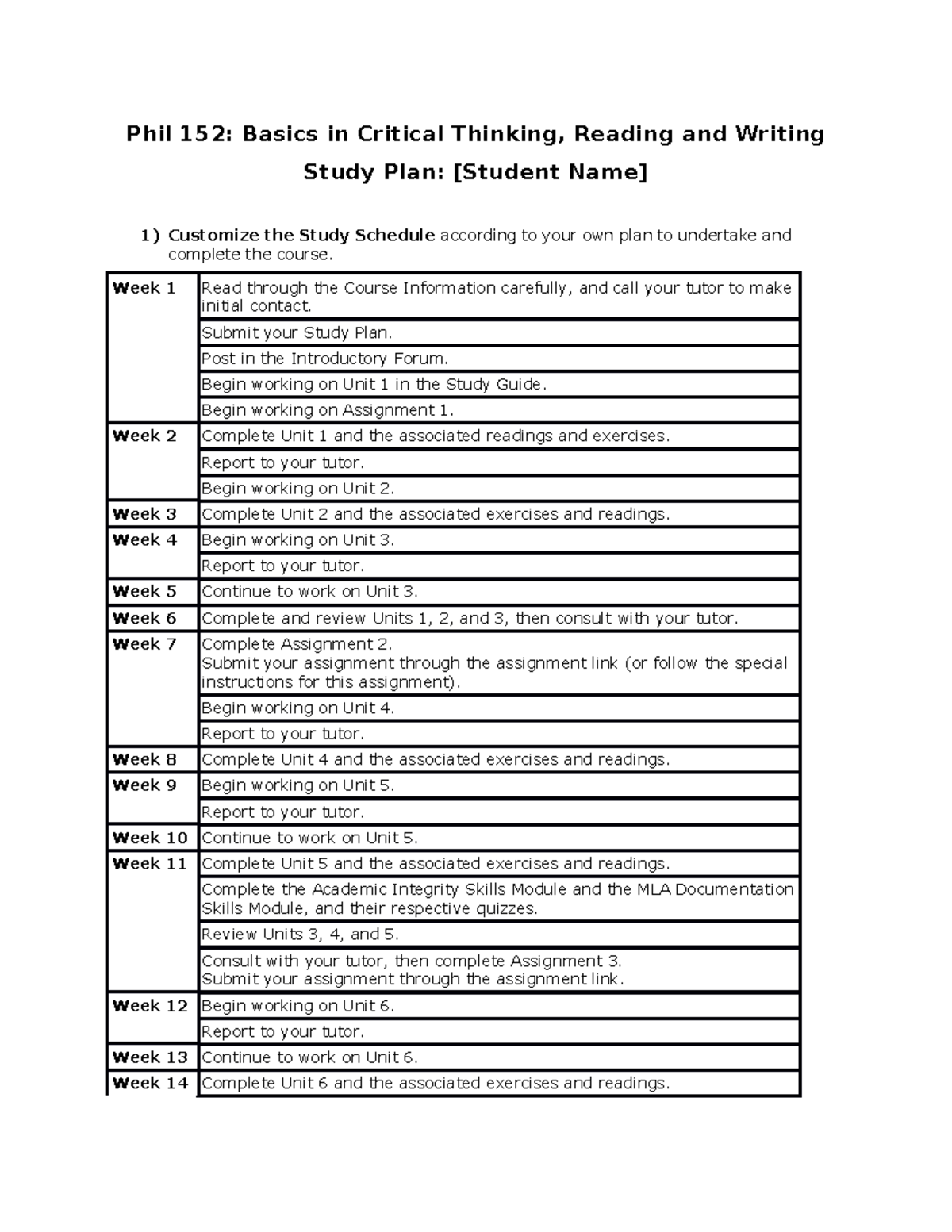 Example Studentstudyplan - Computer networks - Studocu