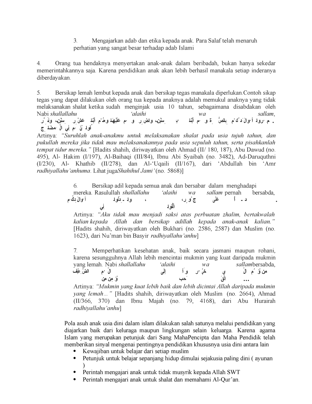 Page 5 - Pola Asuh Orang Tua Terhadap Anak Usia Dini - Mengajarkan Adab ...