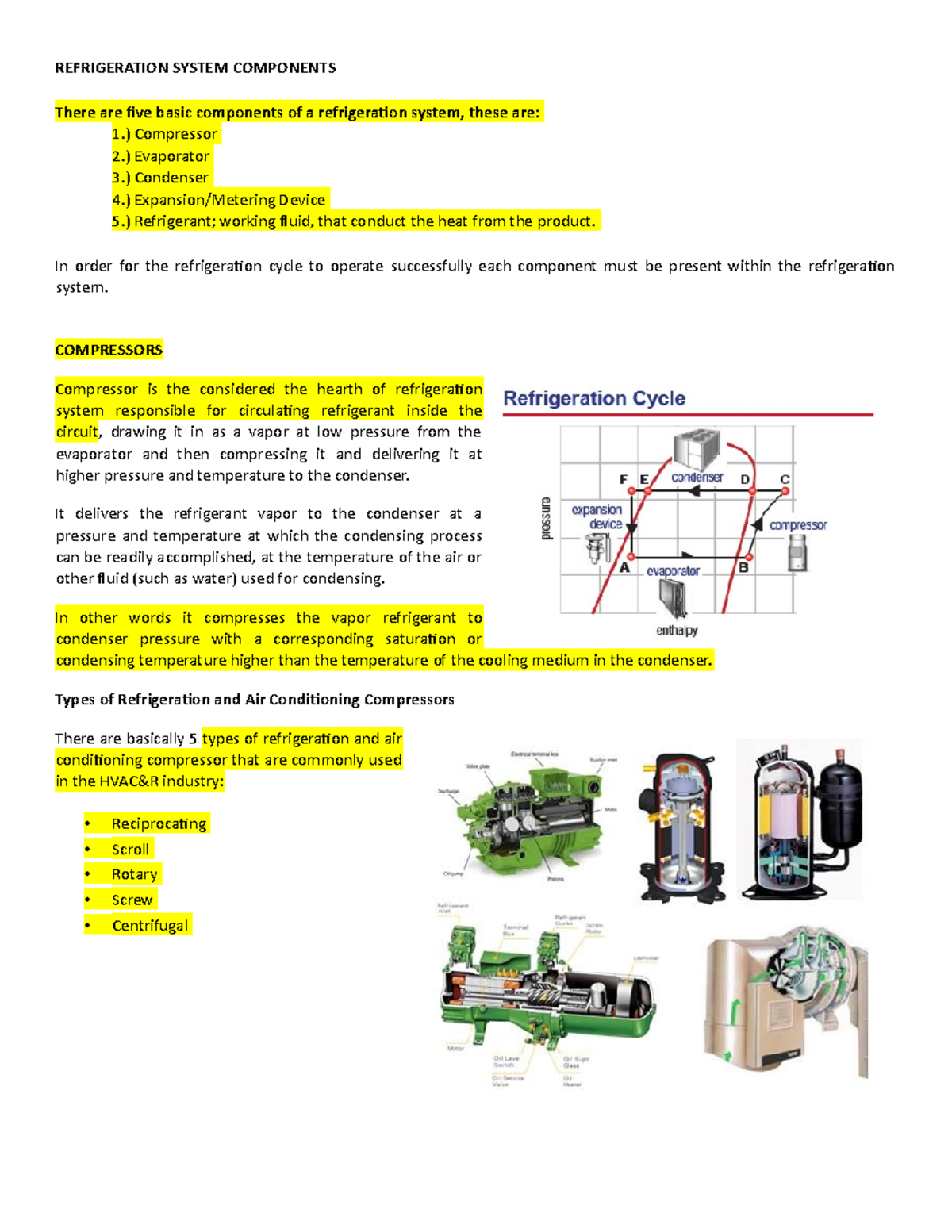 REF%20 System%20 Components%202019 - REFRIGERATION SYSTEM COMPONENTS ...