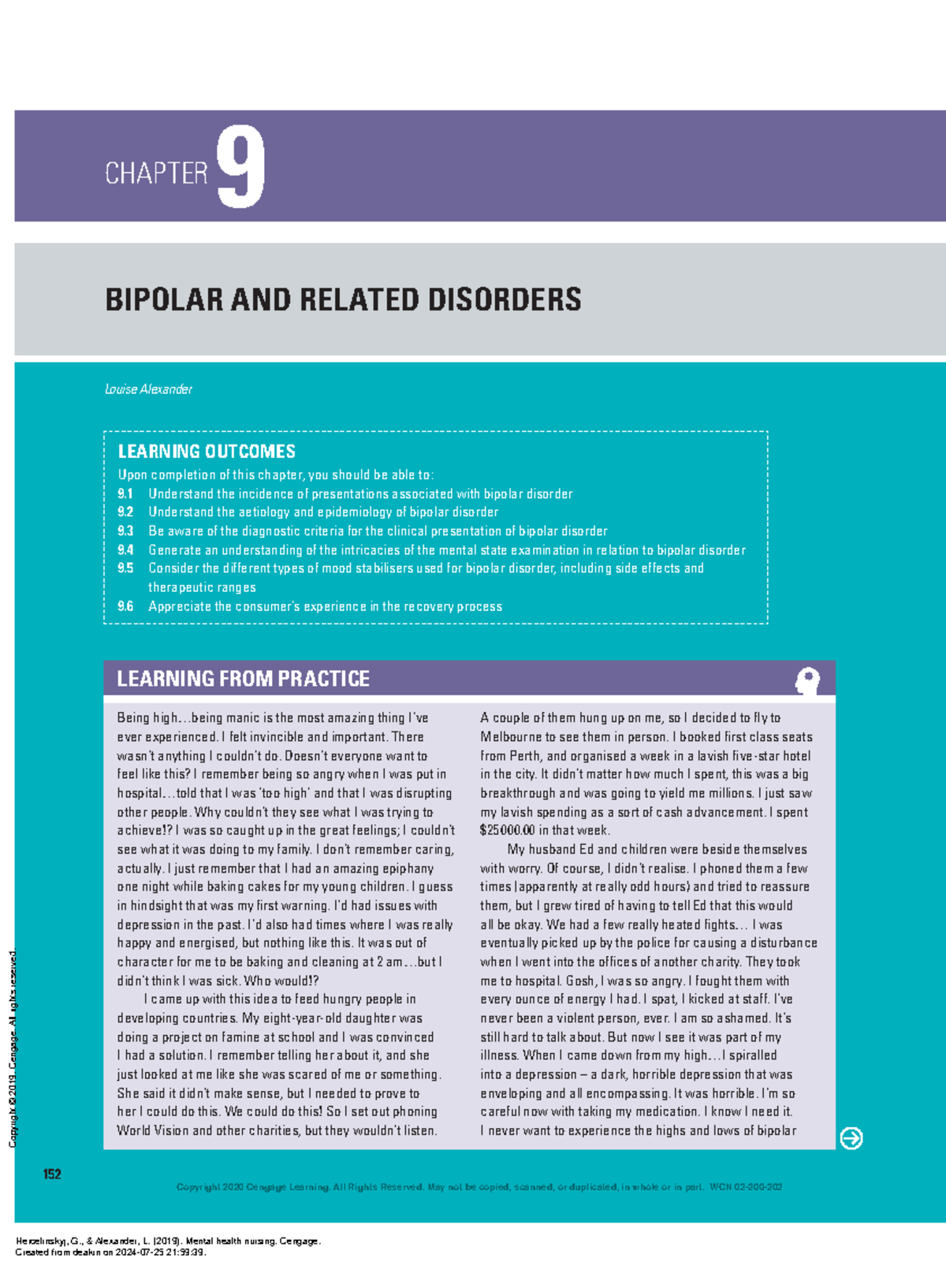 Week3-Mental Health Nursing - (Section 2 The clinical context of ...
