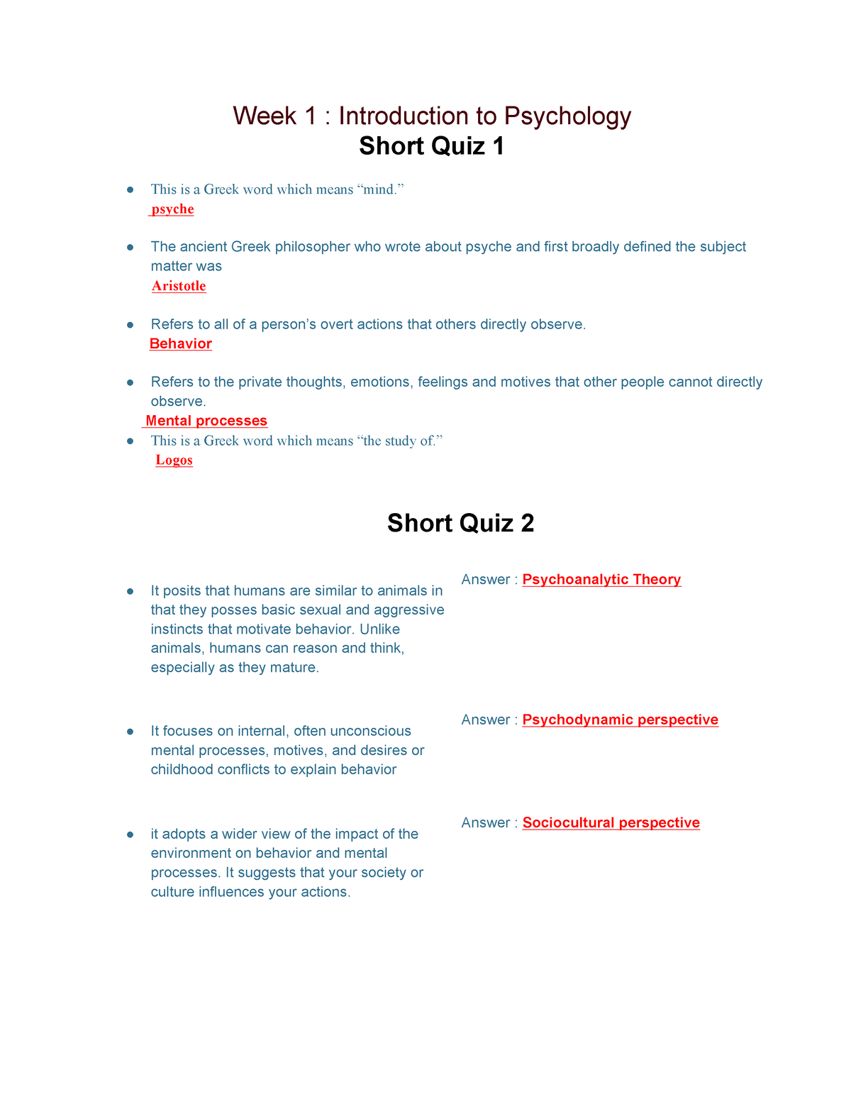 pdfcoffee-week-1-introduction-to-psychology-short-quiz-1-this-is-a