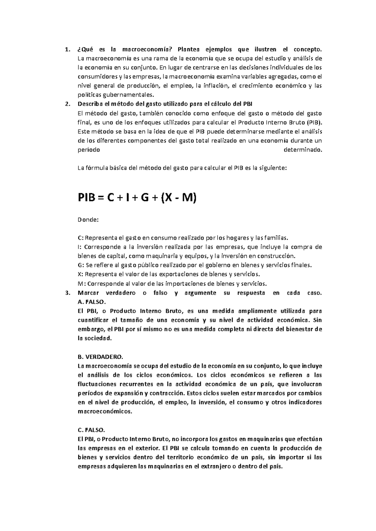 Solucion De La Practica Dirigida Pbi Nominal Y Real ¿qué Es La Macroeconomía Plantea 0700