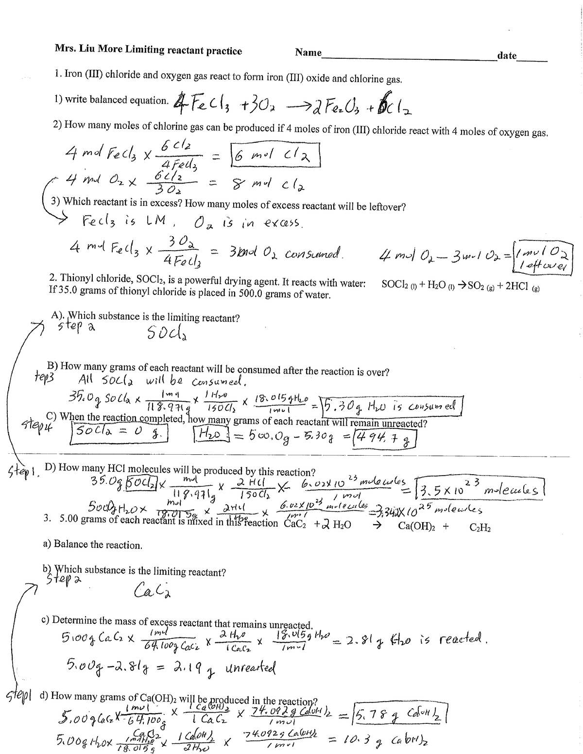 LMR worksheet key - Studocu