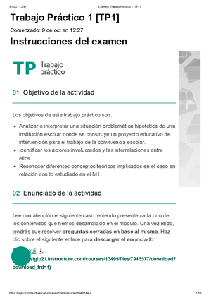 Examen Trabajo Práctico 2 Gestion [TP2] - Trabajo Práctico 2 [TP2 ...