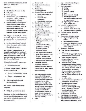 Ob and gyn ht and pe - Ob and gyn ht and pe - HISTORY TAKING & PHYSICAL ...