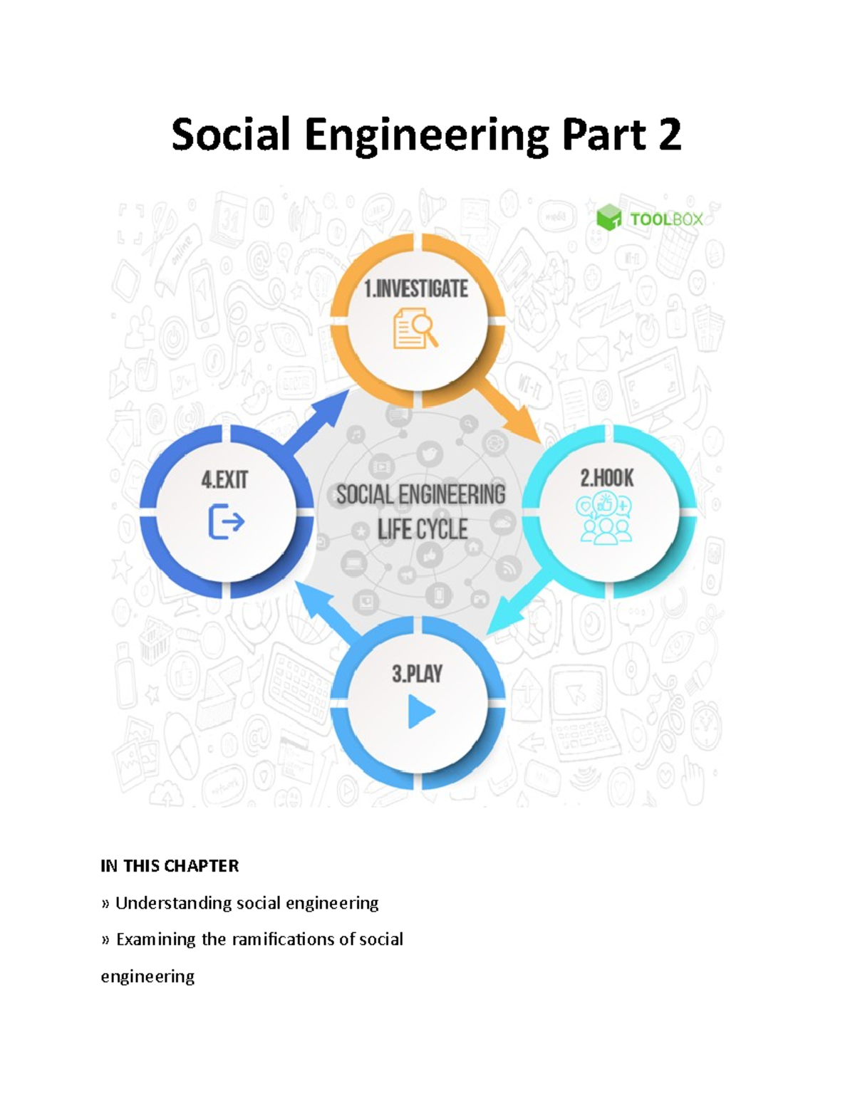 Social Engineering Part 2 - Social engineering is people hacking; it ...