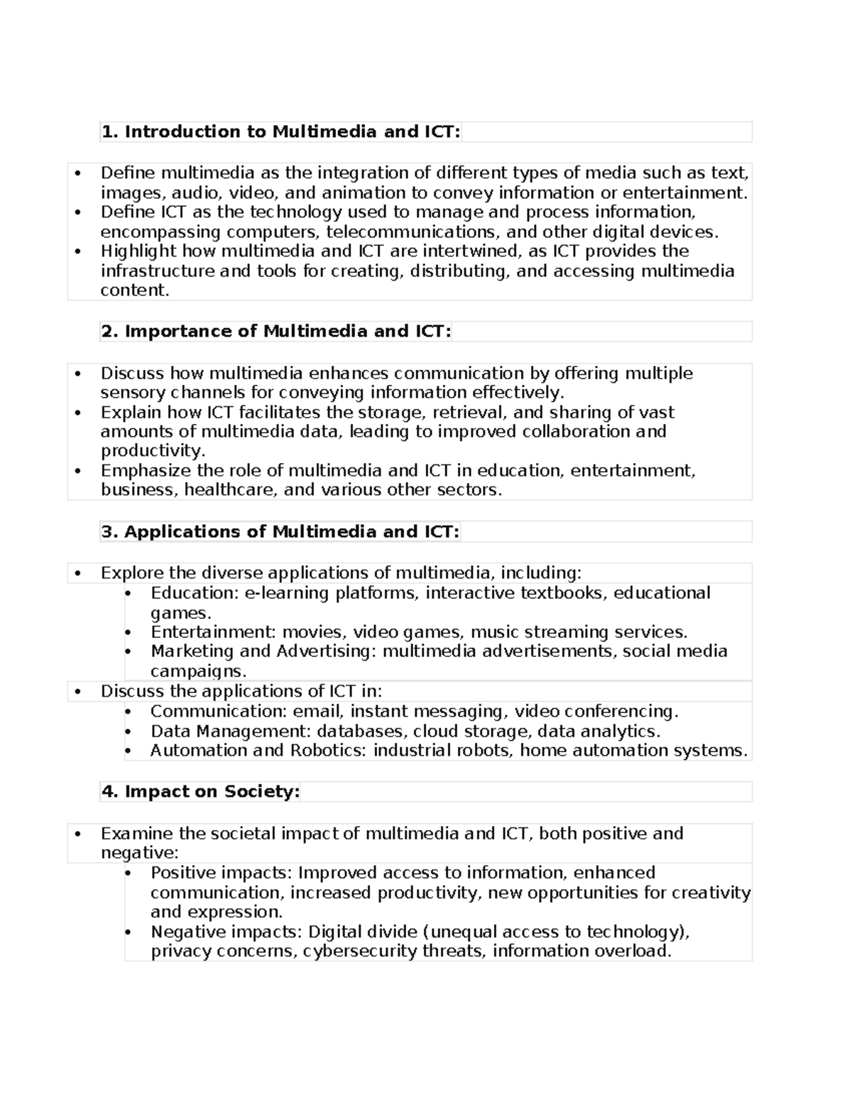 Mod12 - 2nd quarter lecture - 1. Introduction to Multimedia and ICT ...
