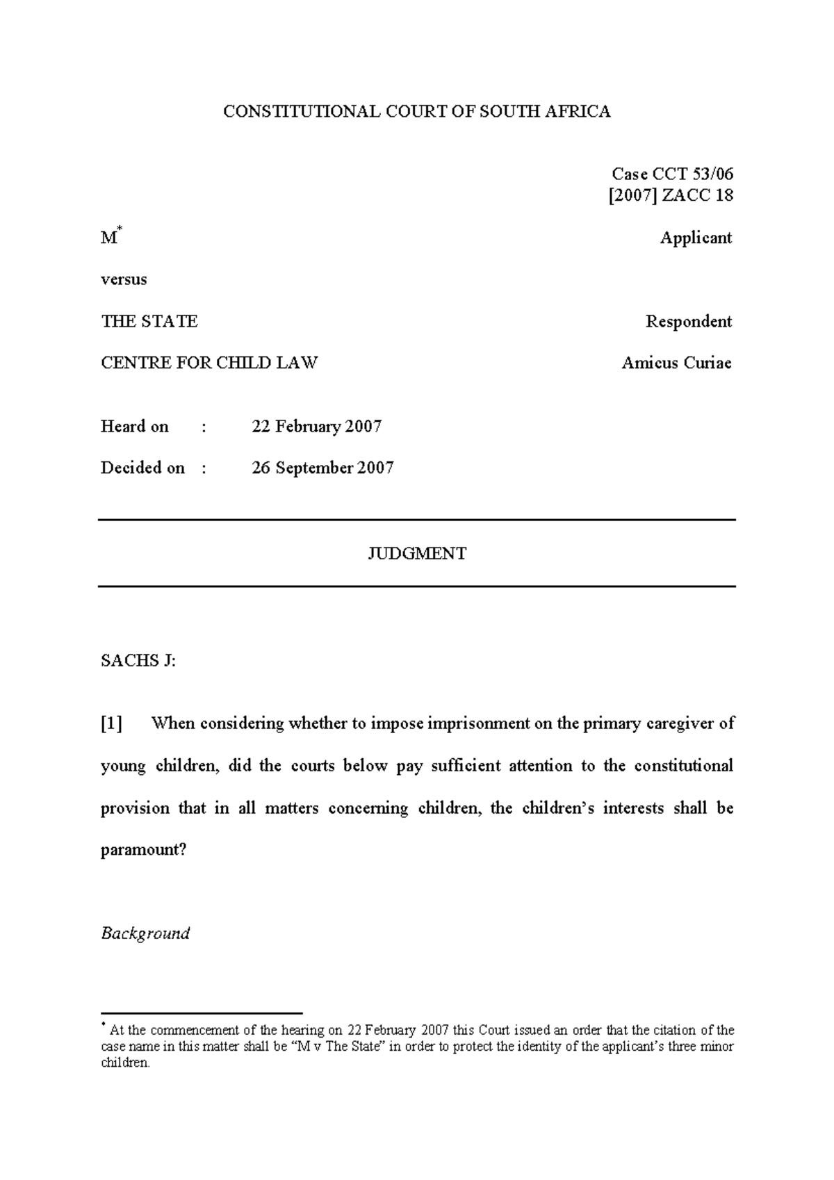 s-v-m-constitutional-court-of-south-africa-case-cct-53-2007-zacc